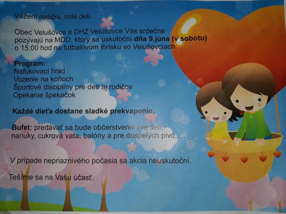Deň detí Velušovce Deň detí Velušovce